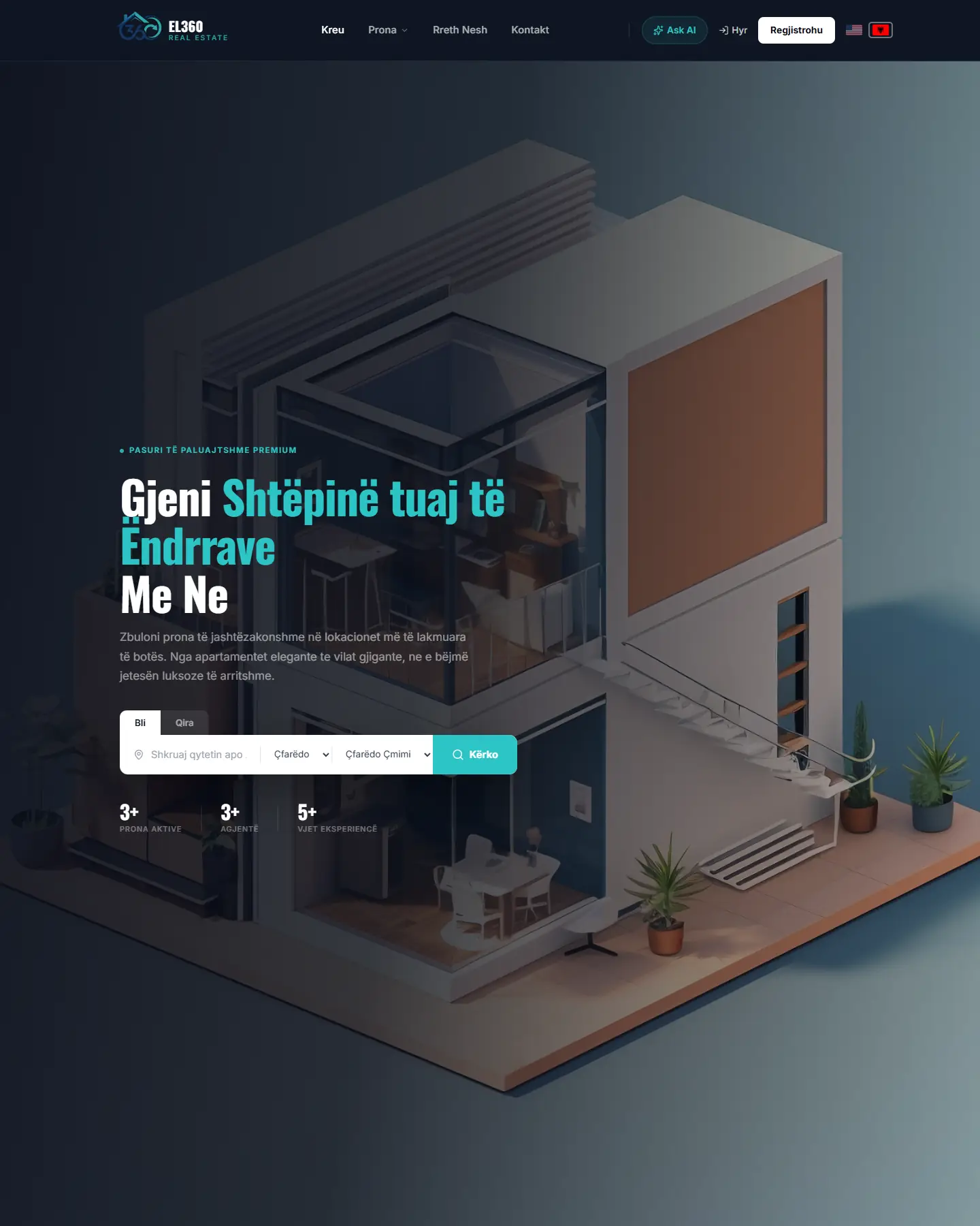 The EL360 Real Estate website